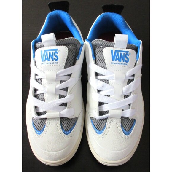 Vans Men's Skate Mixxa Suede Leather Mesh Shoes Athletic White Multi sizes NIB - Picture 3 of 5